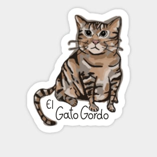 Gordito De La Dade Sticker